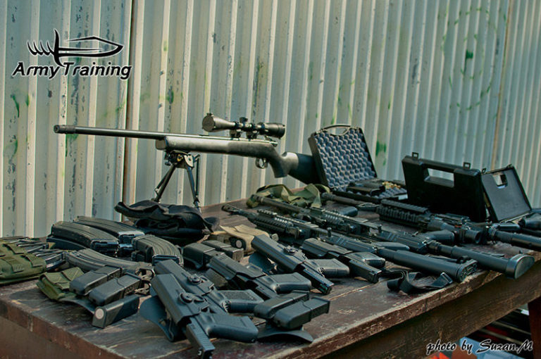 akčná streľba a zábava , dobrodružstvo na strelnici ukážka zbrani armytraining.sk