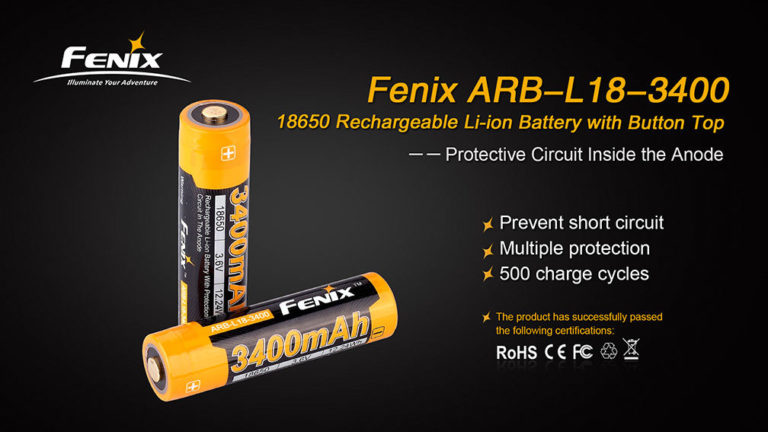 vlastnosti baterii fenix 2